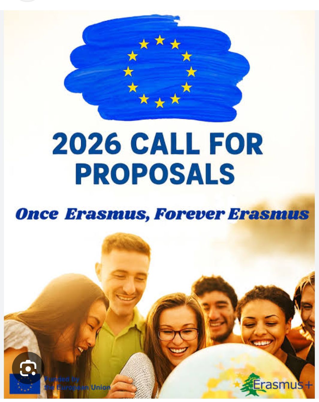  𝗹’𝗮𝗽𝗽𝗲𝗹 𝗮̀ 𝗽𝗿𝗼𝗷𝗲𝘁𝘀 𝗘𝗿𝗮𝘀𝗺𝘂𝘀+ 𝟮𝟬𝟮𝟲