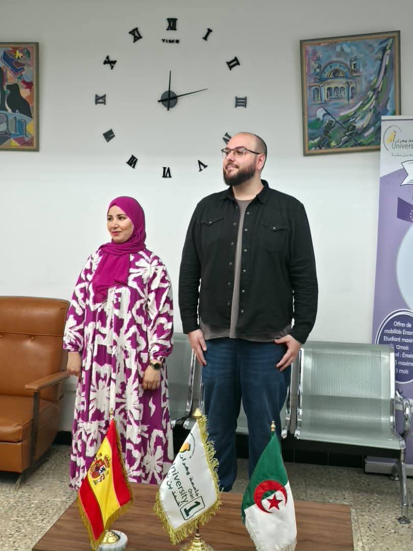 صور من زيارة الاساتذة الاجانب لجامعة وهران1