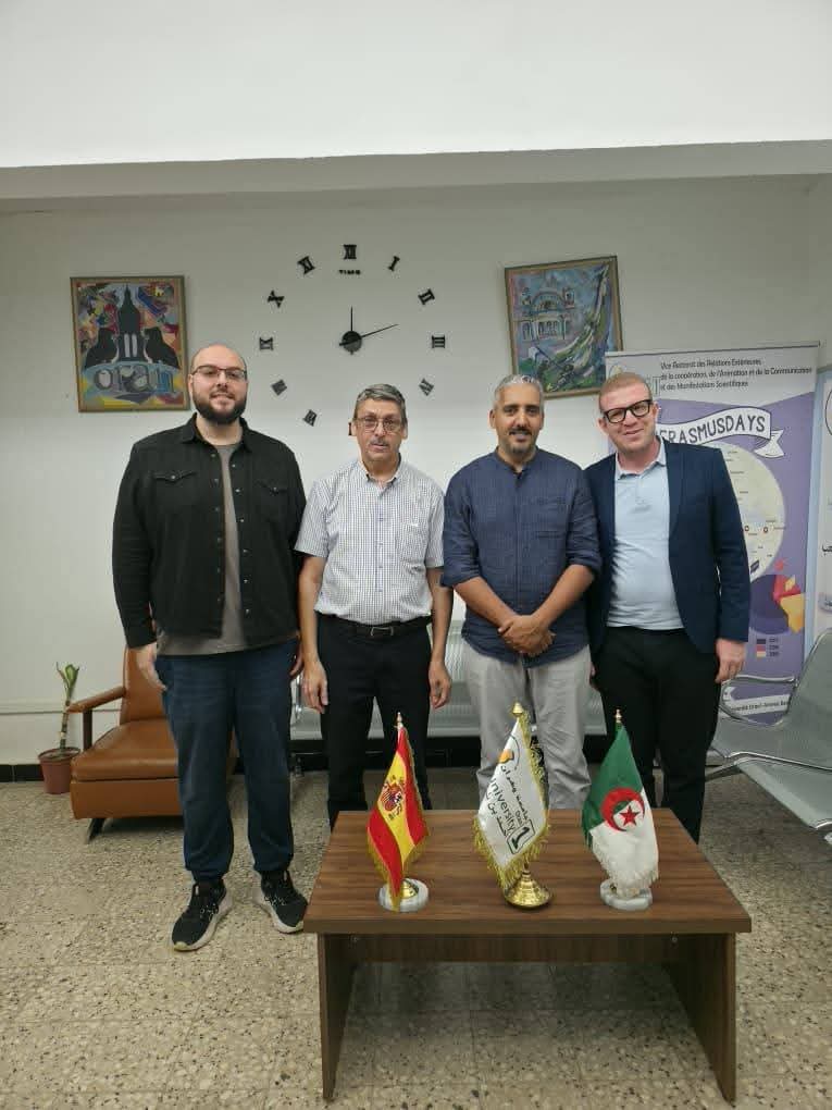 صور من زيارة الاساتذة الاجانب لجامعة وهران1