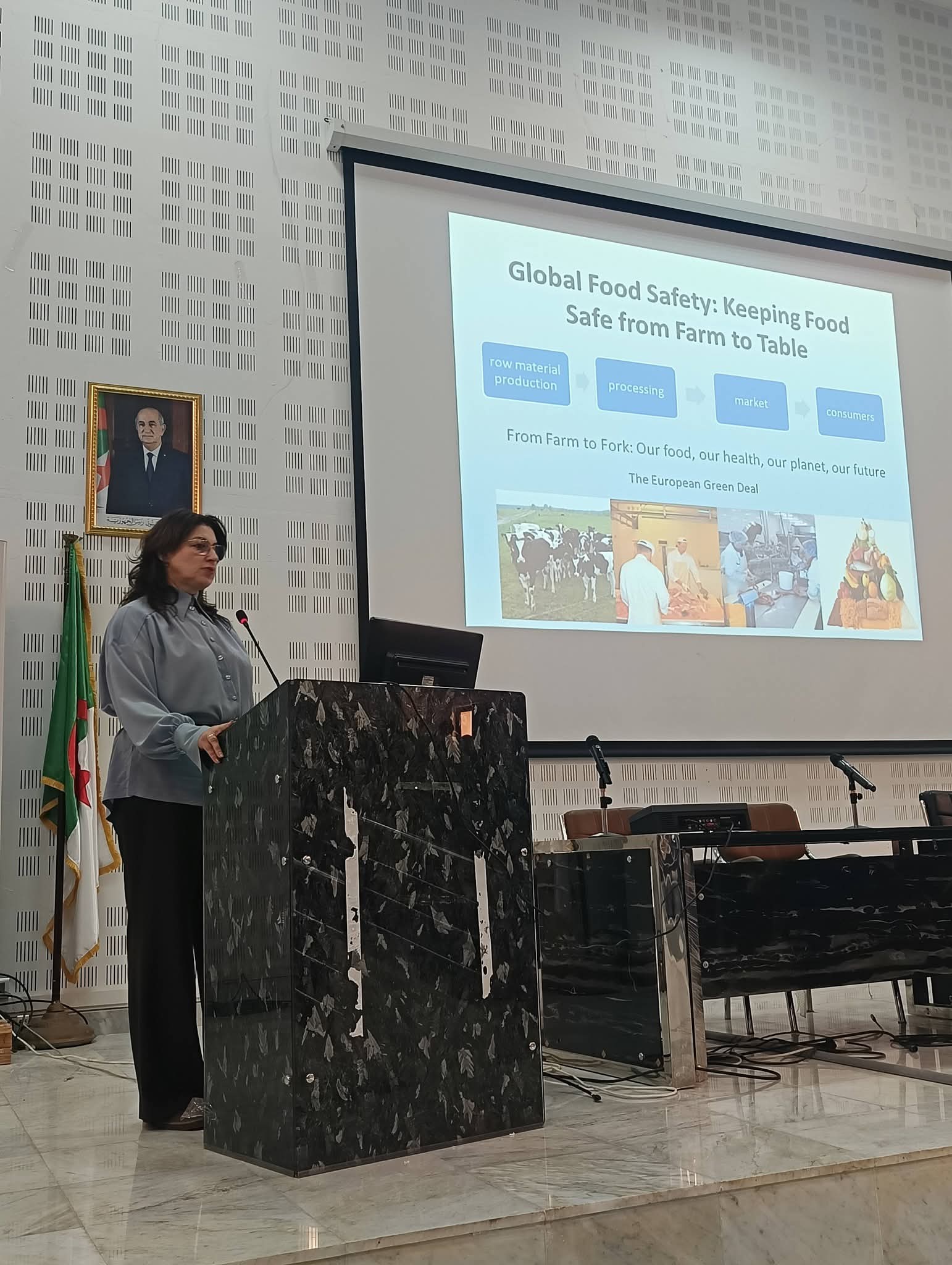 بعض الصور من ورشات السيدة سكاريين رايموندا،، محاضرة في قسم تكنولوجيا الأغذية والتغذية في كلية كلايبيدوس فالستيبيني - ليتوانيا