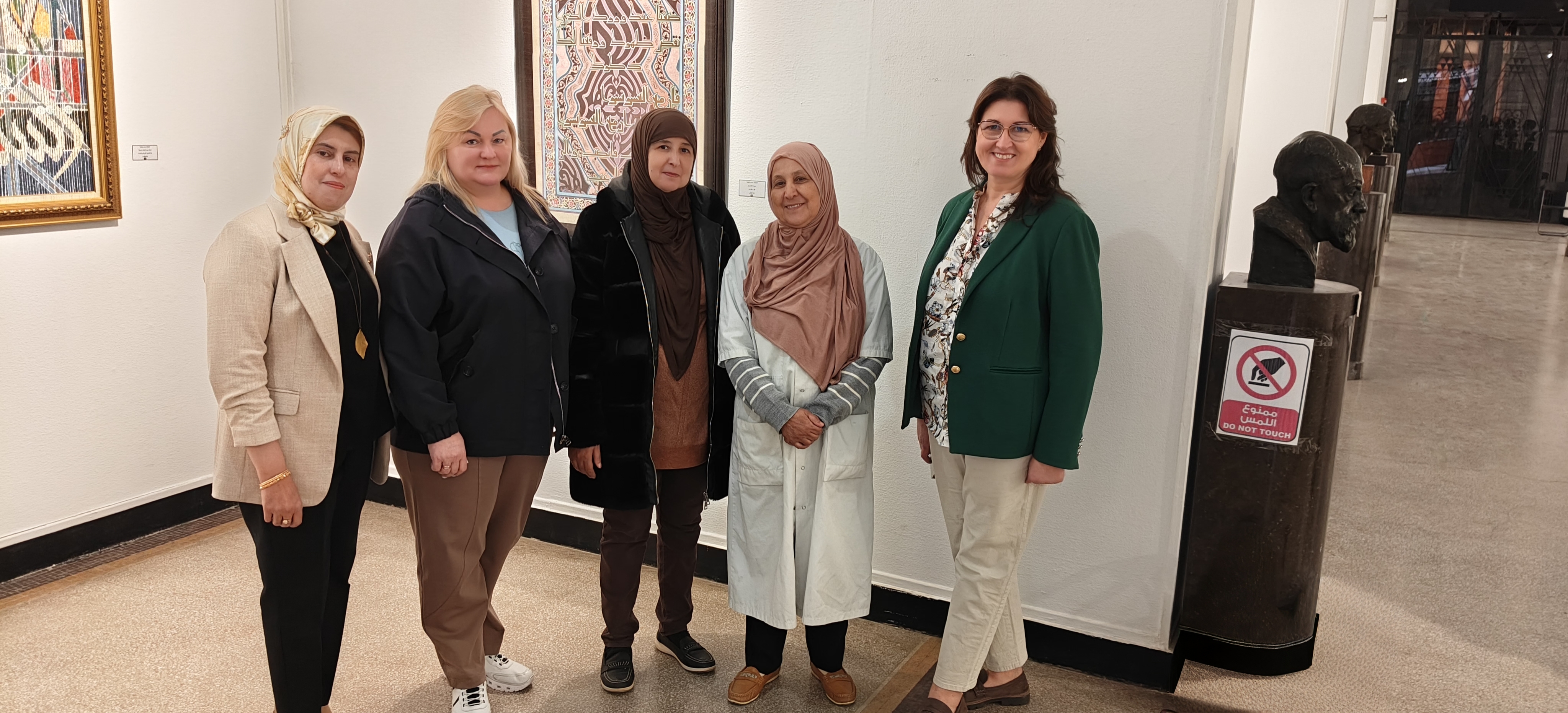 زيارة استاذتين محاضرتين  من كلية كلايبيدوس فالستيبين - ليتوانيا،