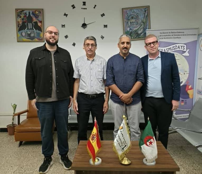 زيارة طالب دكتوراه في اطار منحة ايراسموس  من جامعة غرناطة - اسبانيا